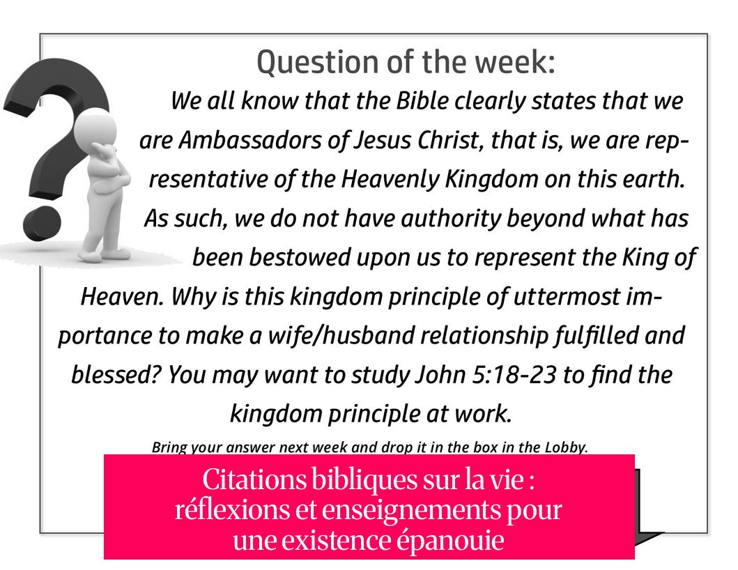 Citations bibliques sur la vie : réflexions et enseignements pour une existence épanouie