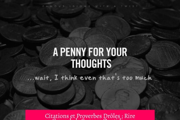 Citations et Proverbes Drôles : Rire au Cœur de la Sagesse Quotidienne