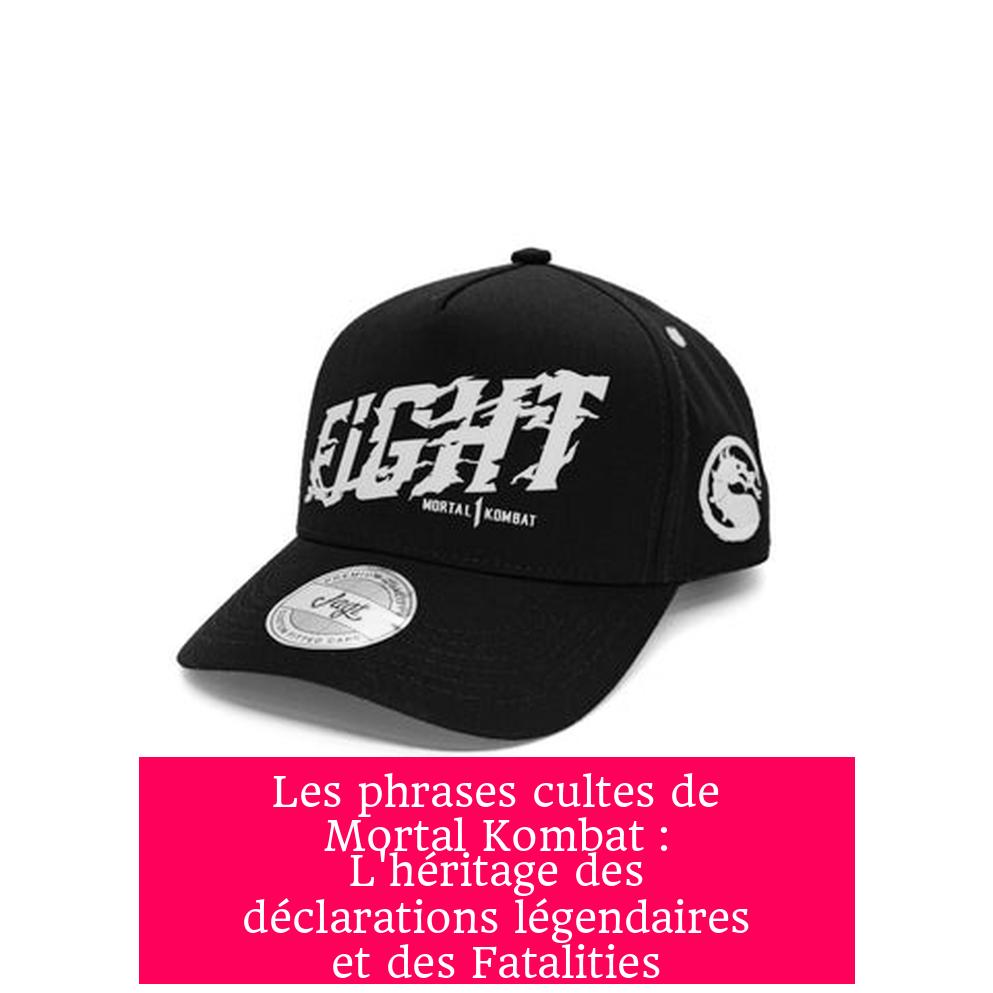 Les phrases cultes de Mortal Kombat : L'héritage des déclarations légendaires et des Fatalities