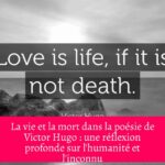La vie et la mort dans la poésie de Victor Hugo : une réflexion profonde sur l'humanité et l'inconnu
