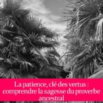 La patience, clé des vertus : comprendre la sagesse du proverbe ancestral
