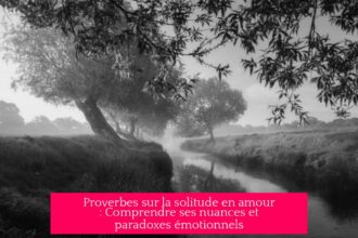 Proverbes sur la solitude en amour : Comprendre ses nuances et paradoxes émotionnels