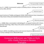 Comment Référencer une Vidéo en Style APA : Guide Pratique et Bonnes Pratiques