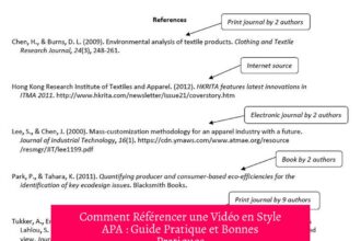 Comment Référencer une Vidéo en Style APA : Guide Pratique et Bonnes Pratiques