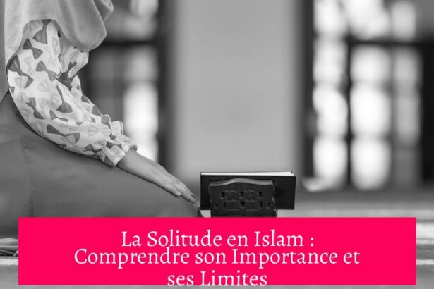La Solitude en Islam : Comprendre son Importance et ses Limites