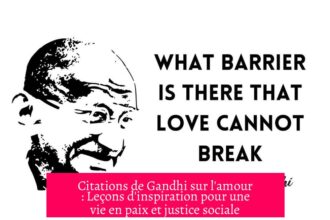 Citations de Gandhi sur l'amour : Leçons d'inspiration pour une vie en paix et justice sociale